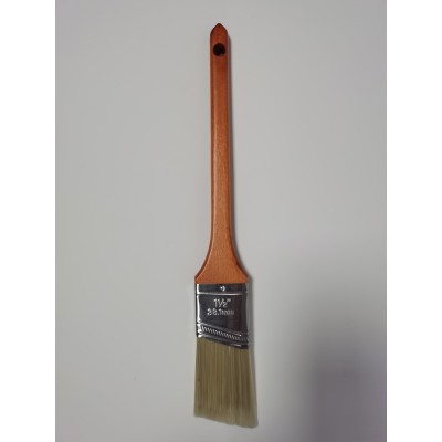 Flat Paint Brushes Set with Hog Bristle and Short Varnished Wood Handle for Oil&Acrylic