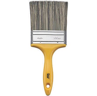 Multi-Purpose Yellow Wood Handle Paint Brush Set